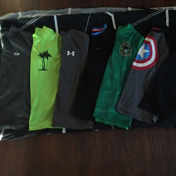 Set 6 pieces shirts boy size m 8 10 - Picture 3 of 11